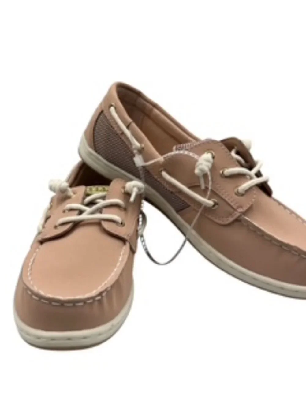 New Sperry Shorerider 3-Eye Boat shoes women’s Sz 5 light pink slip-on NWOB
